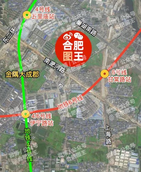 合肥地铁6号线2020年开工沿线18盘利好来袭