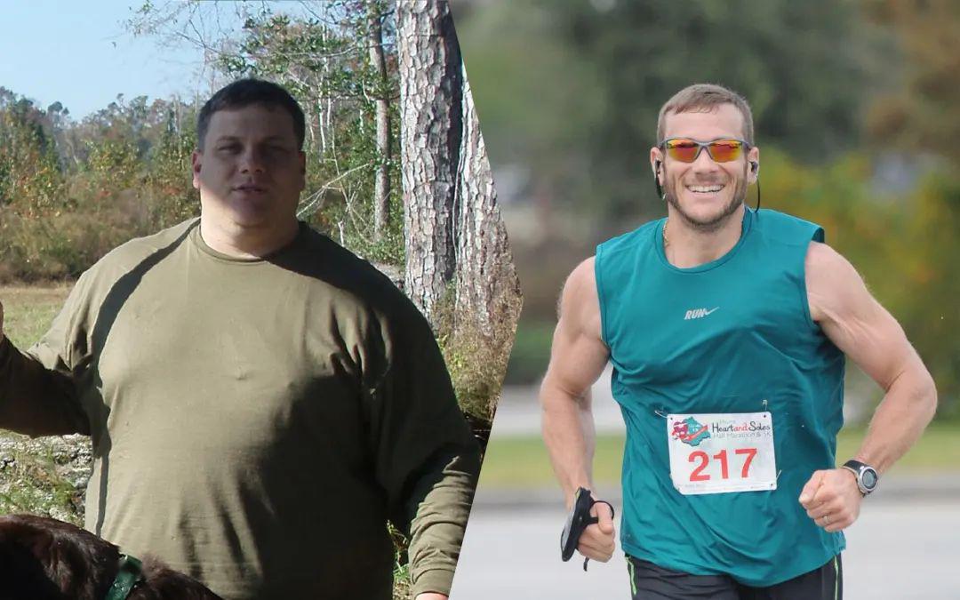 跑步吃素之后他从400多磅的胖子逆袭成190磅的帅哥人生没有不可能