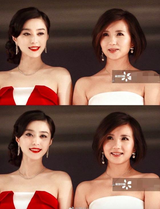 不过我个人仍是更喜爱范冰冰的长相,真的觉得她的颜能够艳压所有人,是