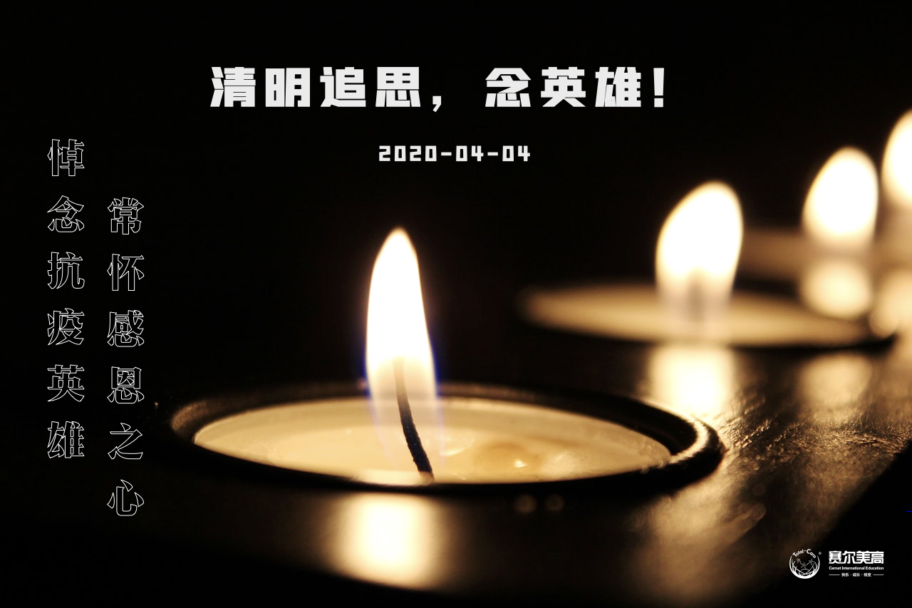 清明追思念英雄悼念抗疫英雄常怀感恩之心
