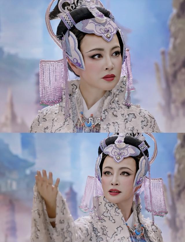 刘晓庆新电影上映饰演王母娘娘造型奇特肤白貌美不似64岁