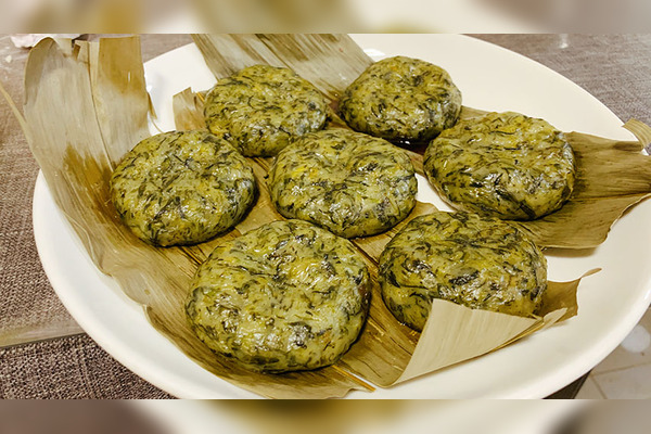 超哥第一次做清明菜粑粑居然这么好吃自己都没想到