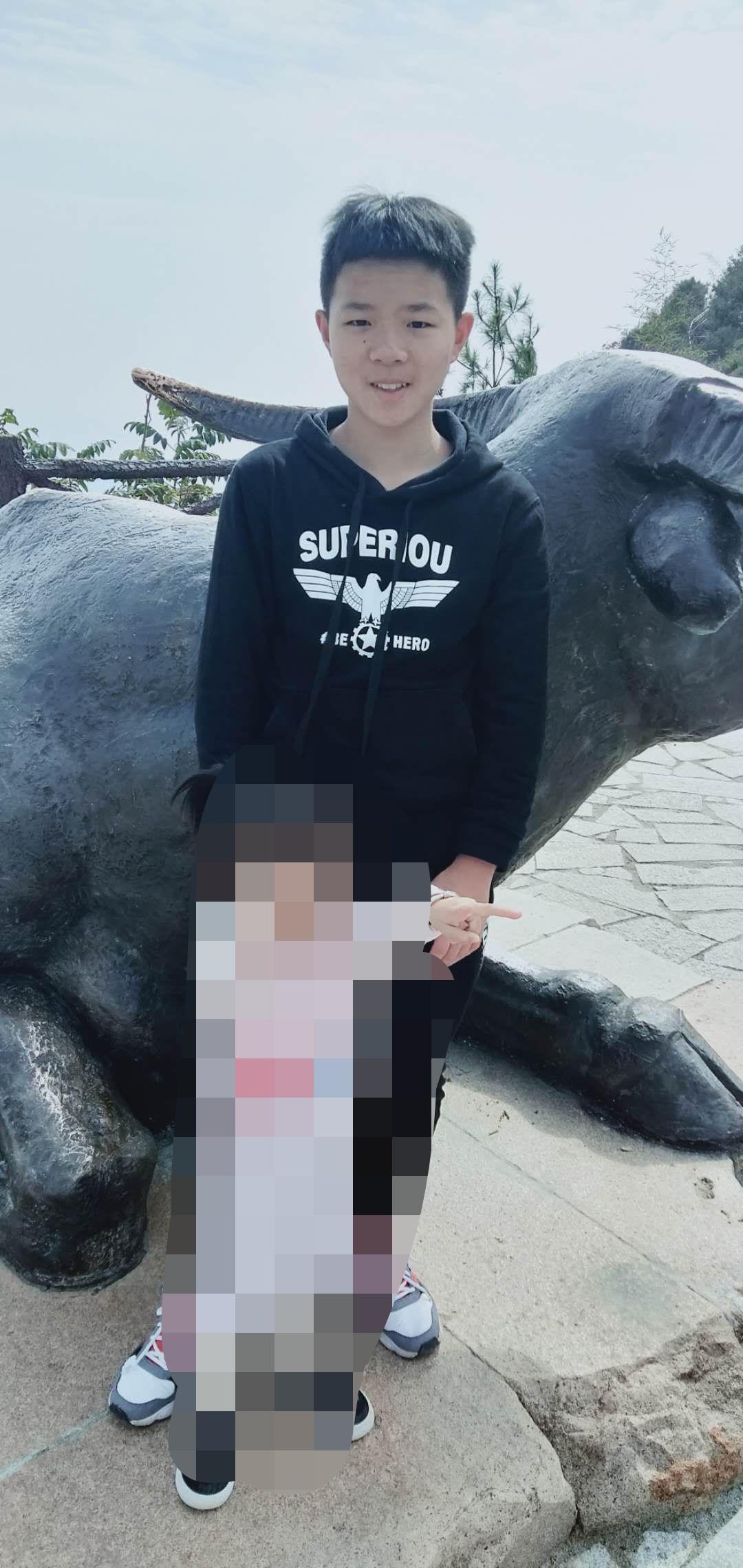 擴散尋人撫州14歲男孩失蹤