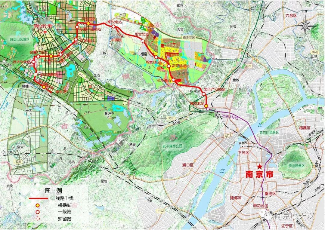 扬州地铁3号线线路图图片