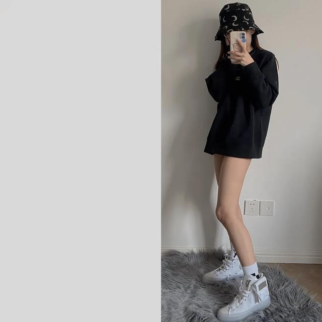 穿搭当匡威遇上小姐姐