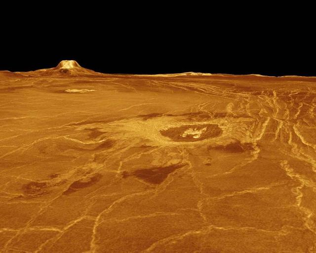 因此在地球或金星环绕探测器上不可能以可见光观测金星表面