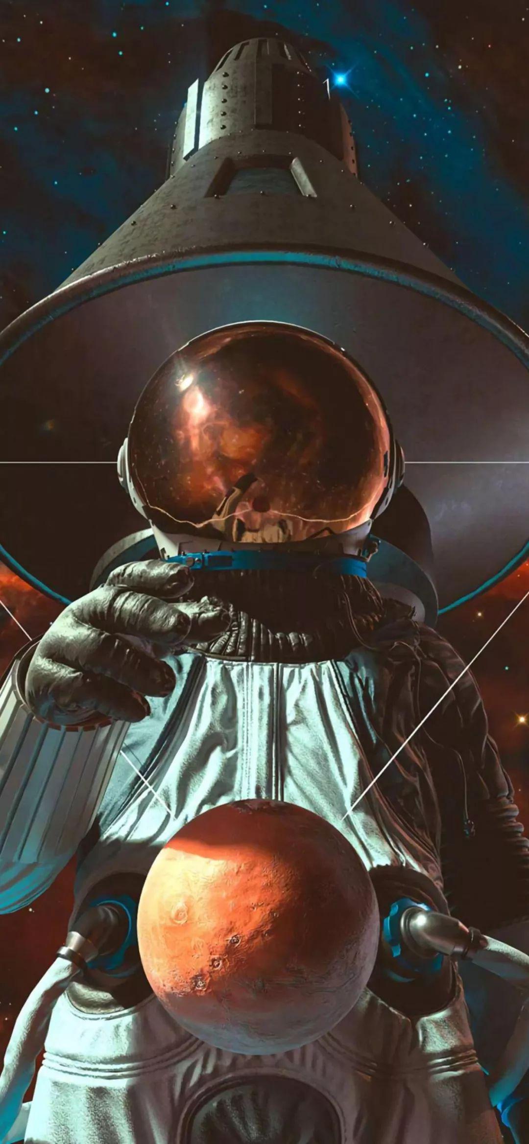 超火的宇航员壁纸孤独且美丽
