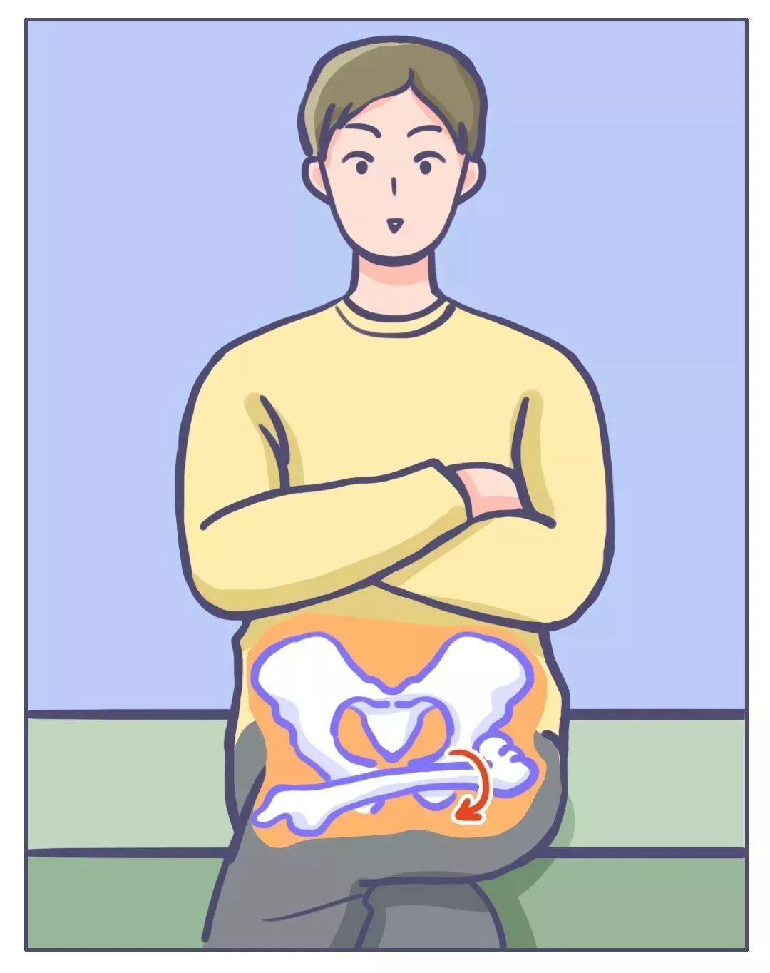 身体跷二郎腿的好处只有一个