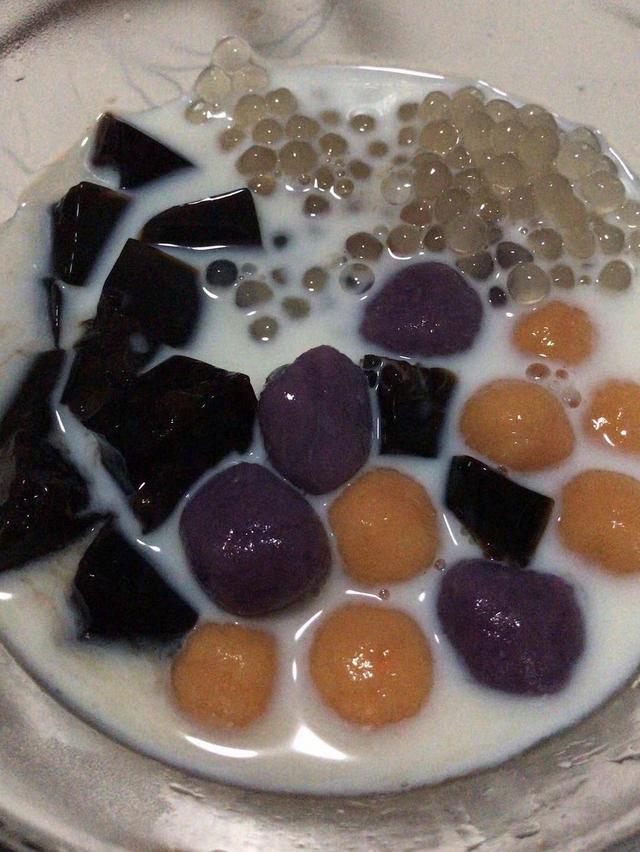 原创芋圆西米露烧仙草夏天冬天都适合吃的甜品巨好吃