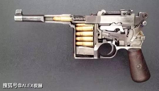 毛瑟驳壳枪3D射击原理图片