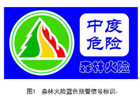 安全生产森林火险预警信号分级及标识