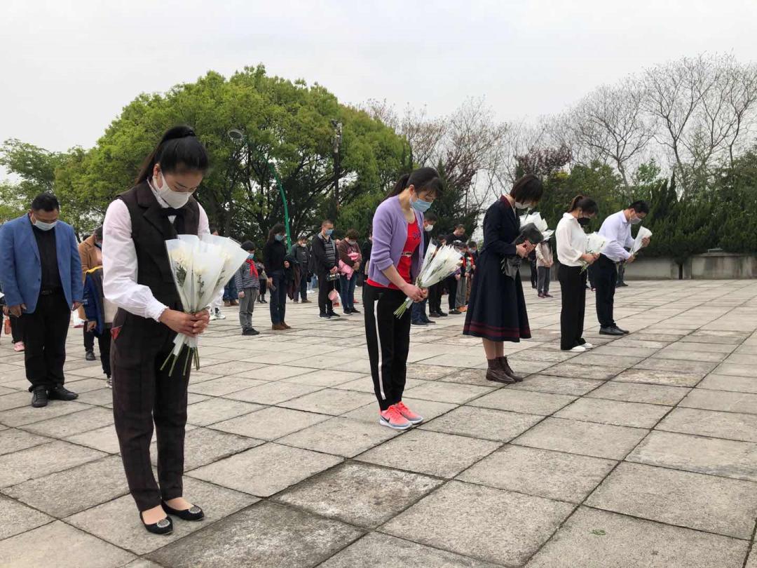 这是今天10点的萧山全城哀悼