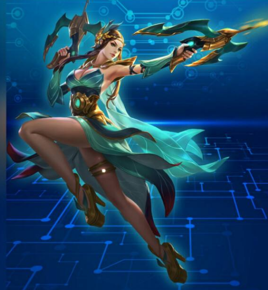 初期对线时虞姬更多的是使用1技能楚歌