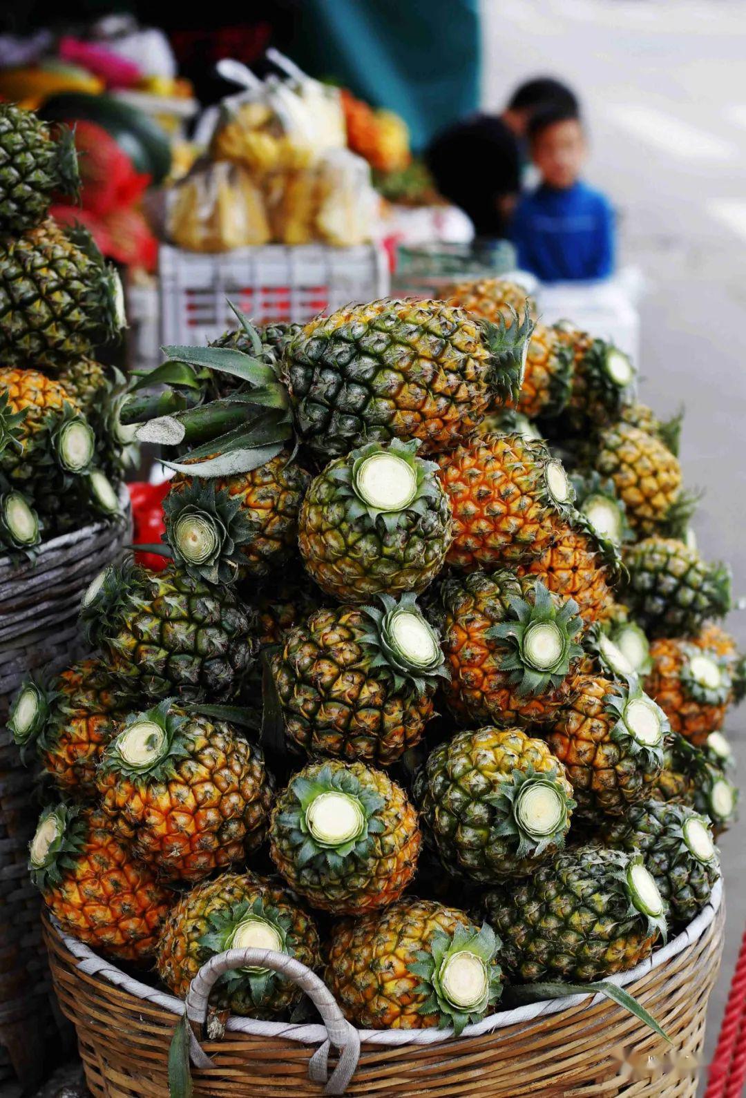 菠萝赛东土特产图片图片