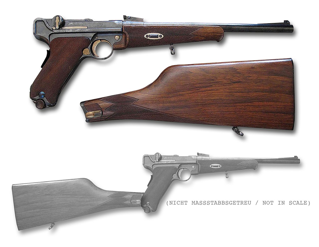 长枪管大容量德国一战前的炮兵型鲁格手枪为啥没市场