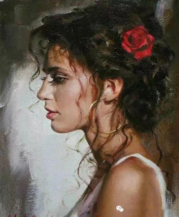 俄罗斯艺术家人体油画中的少女优美浪漫气质非凡