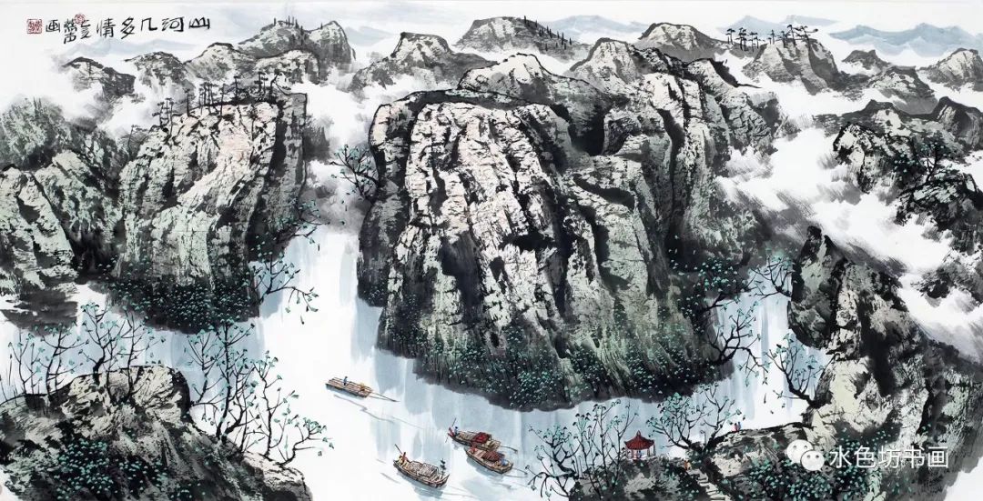 画家专栏 │刘燕声——玩转笔墨 全新山石画法大师