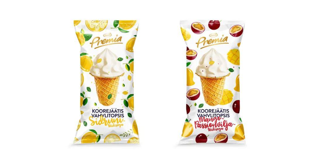 视觉扁平化大色块组合食品产品包装设计