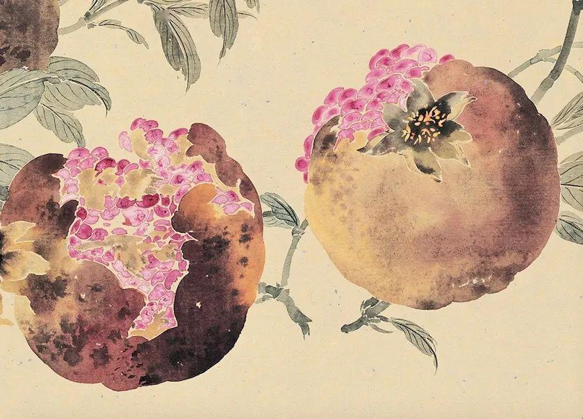 (局部)没骨花鸟53cm×45cm 2011年精妙布局,和谐呈现贾广健在多年的