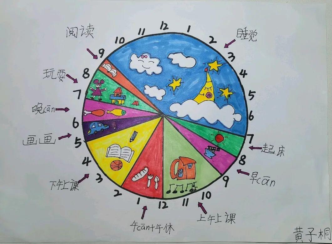 时钟作息表图片打印图片