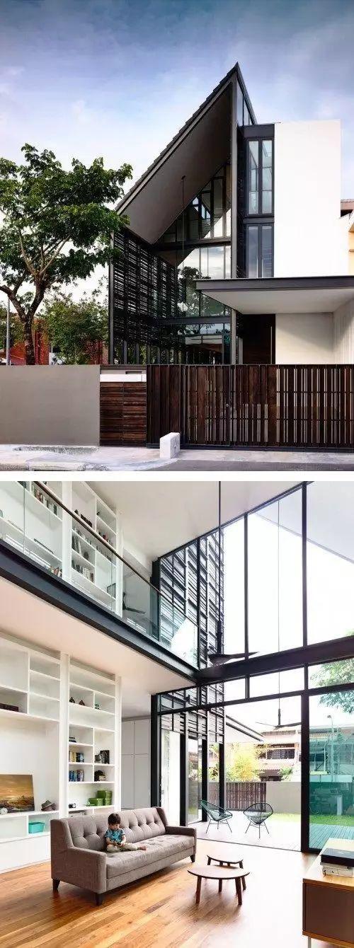 好看的坡屋顶…_建筑物