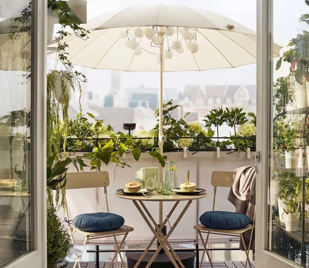 欧洲人的阳台长这样朋友来了都不待客厅了