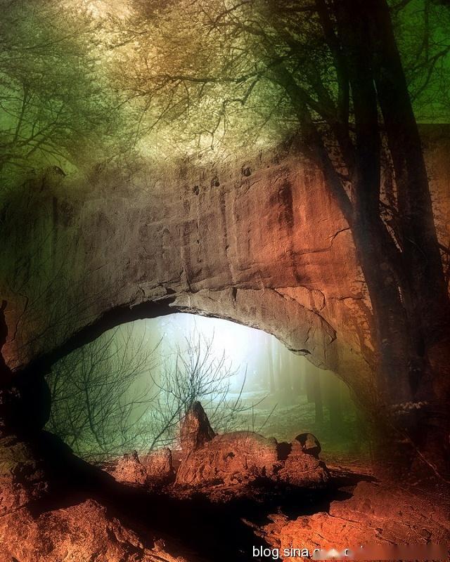 超炫的迷幻般的风景插画欣赏