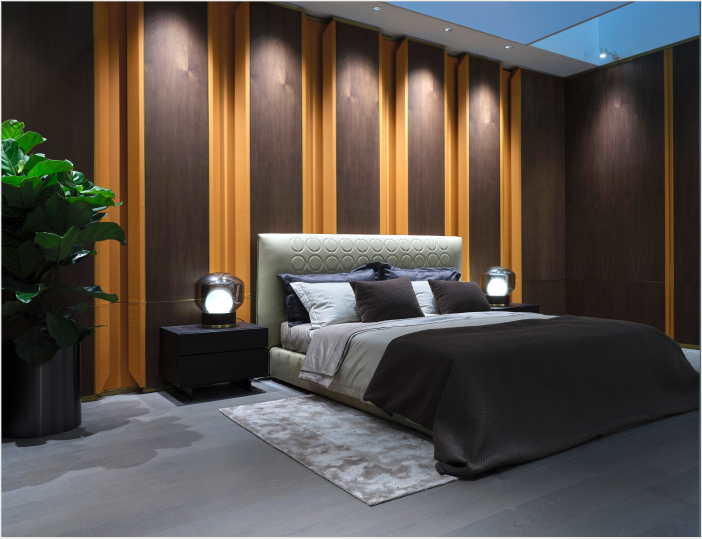 奢悦男卧室勾勒出男人的精致与不凡