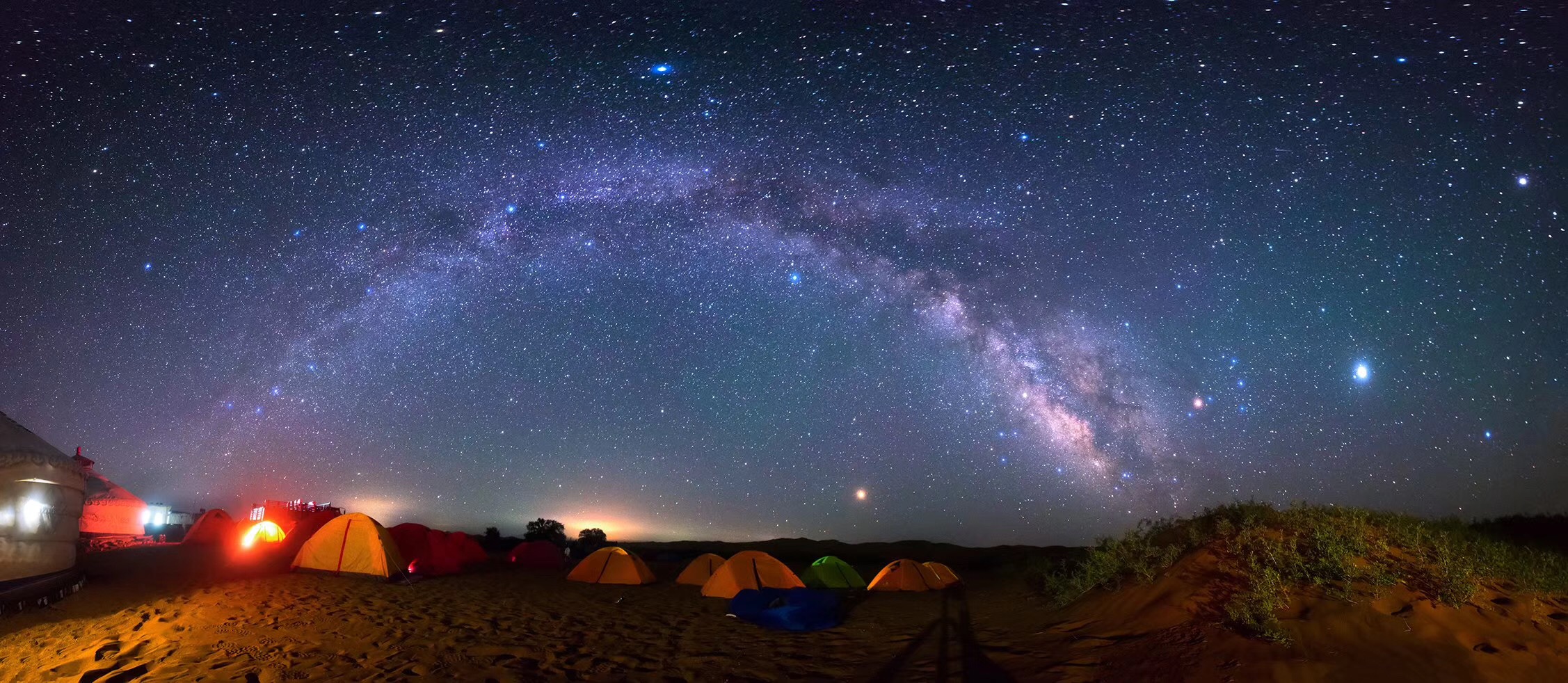 格尔木星空营地图片