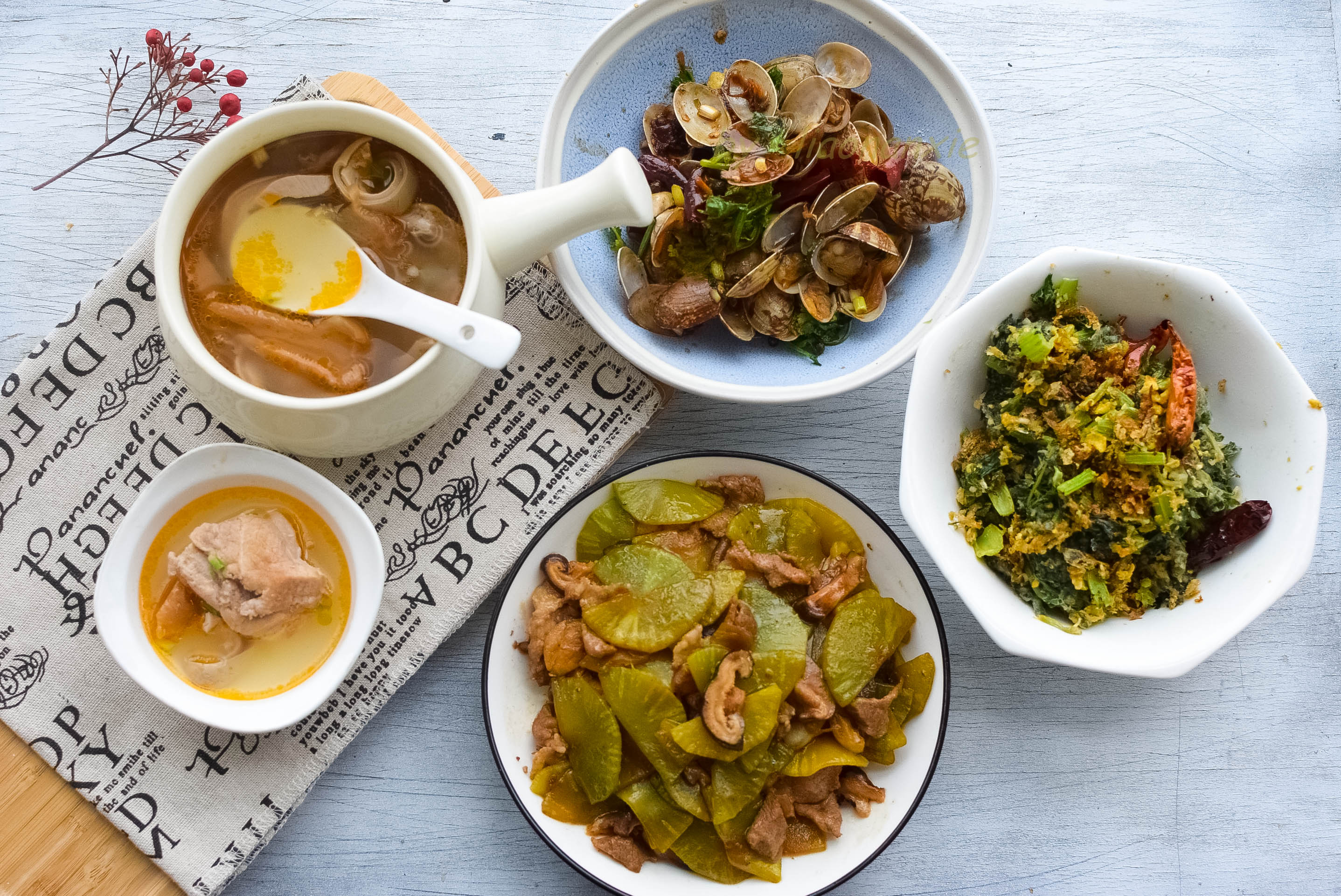 1家3口7天午饭荤素搭配营养好天天都被家人夸