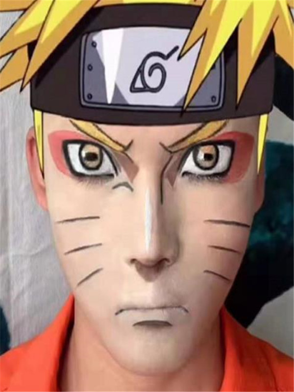 火影鸣人仿妆女生还原度超过男生00后碾压众人