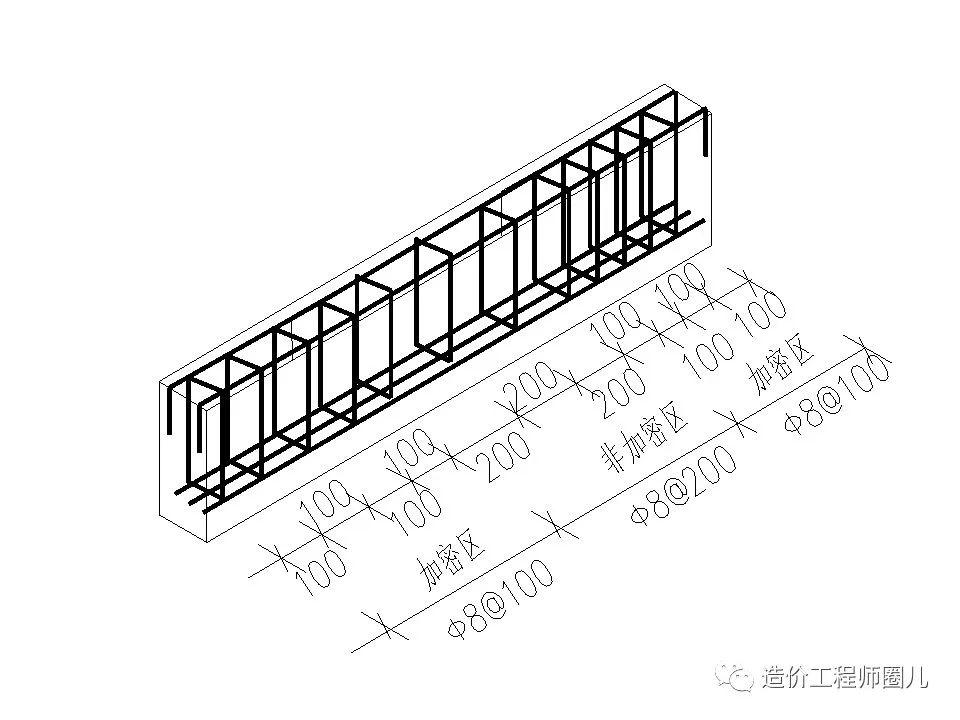 房屋横梁钢筋分布图图片