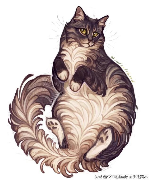 动物颜值可以画的这么仙气,我只服这位插画师,果断粉了!