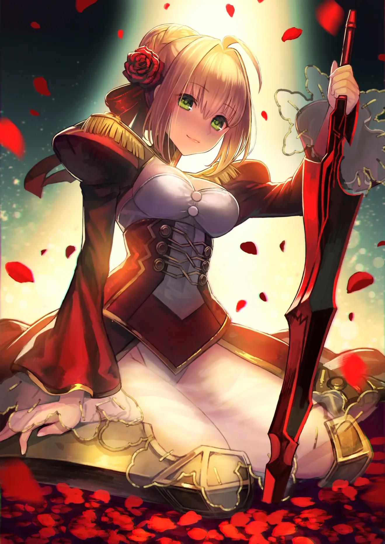 同人精选:尼禄《fate/extra last encore》的插画作