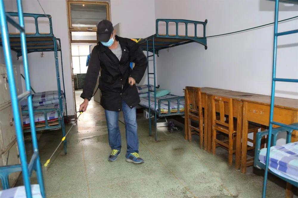 峰峰一中精心演练备开学静待学子归来时