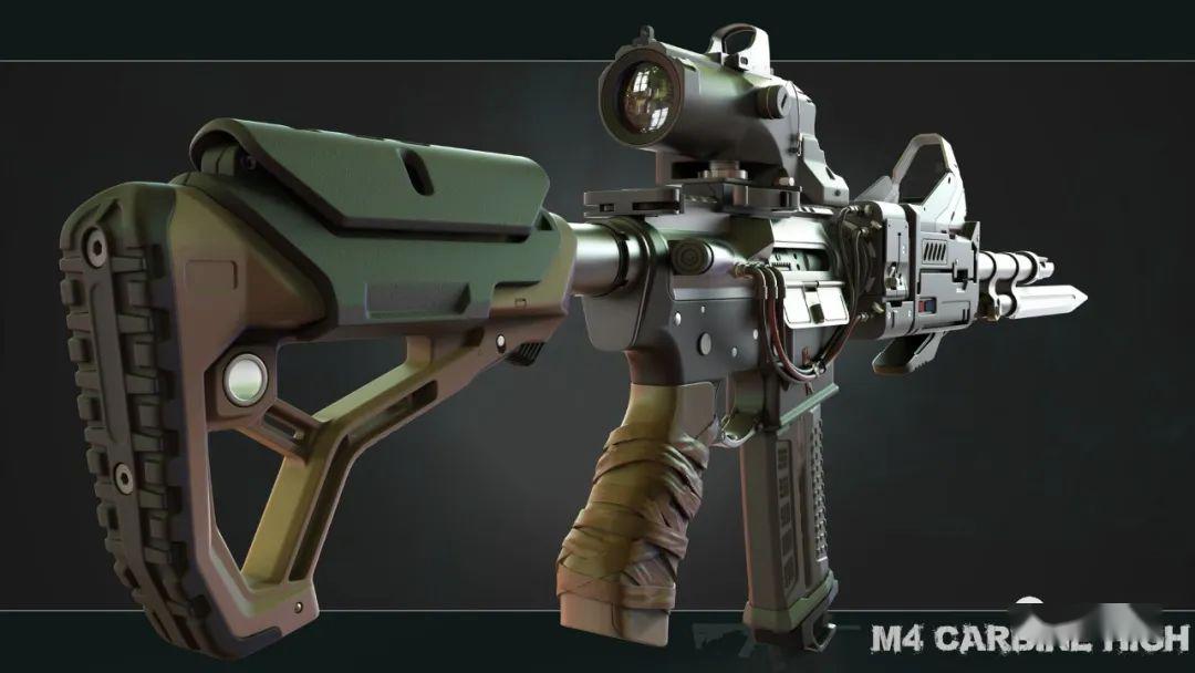 m4卡宾枪改装高精度模型欣赏m4carbinemodified