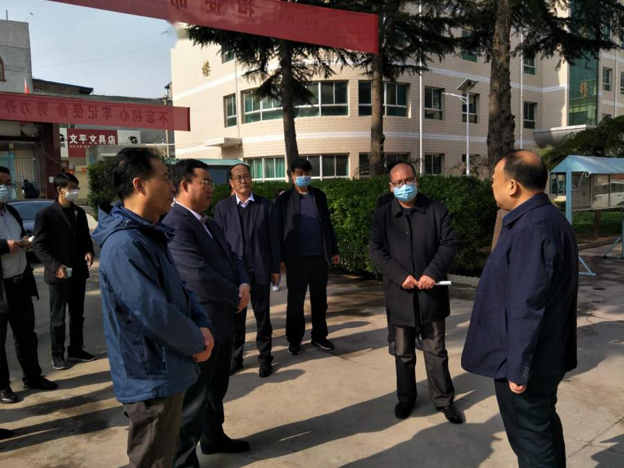 甘谷四中校区做好了开学的准备.