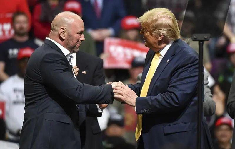 美国总统特朗普同ufc总裁白大拿通电话 希望赛事尽快恢复