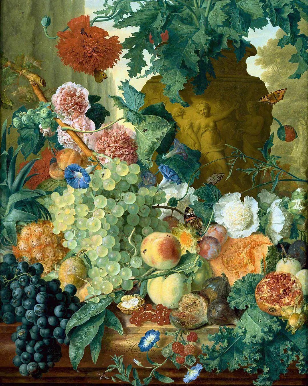 扬·梵·海以森古典静物油画