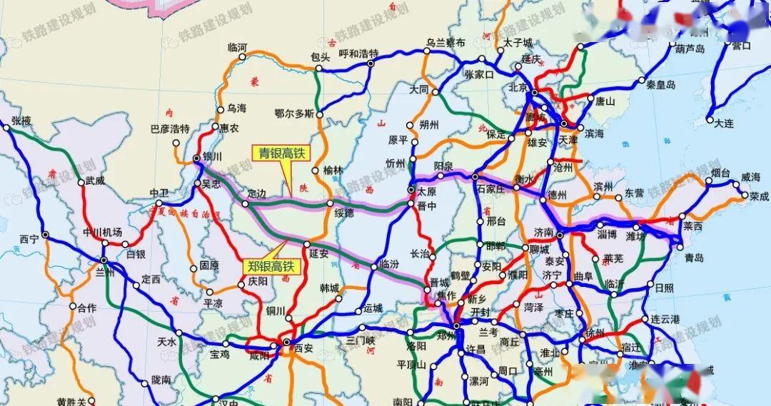 山西新建高铁线路规划图片