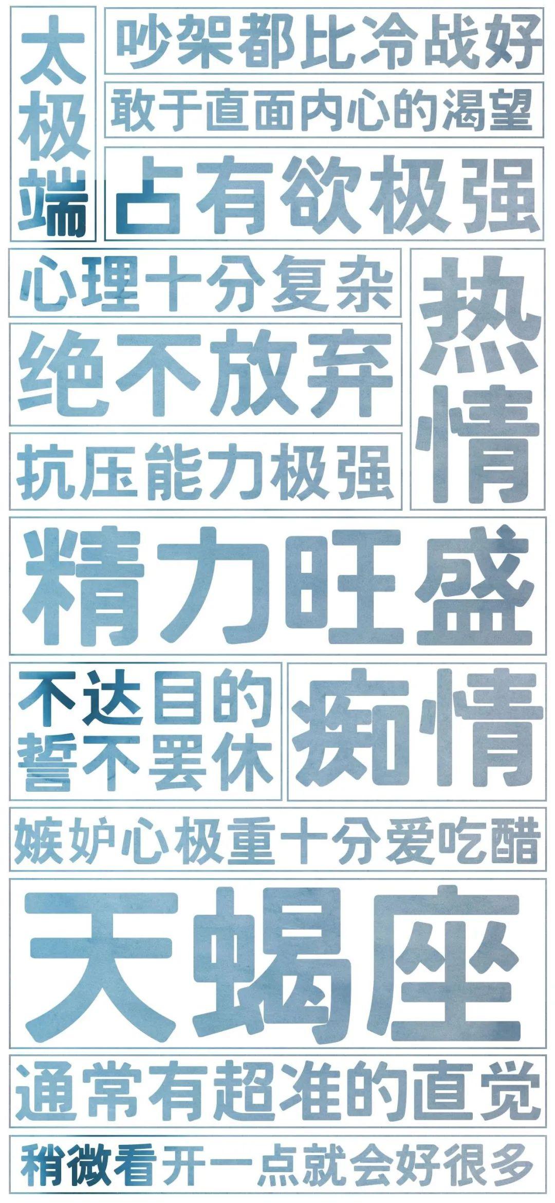 十二星座壁纸背景图十二星座性格