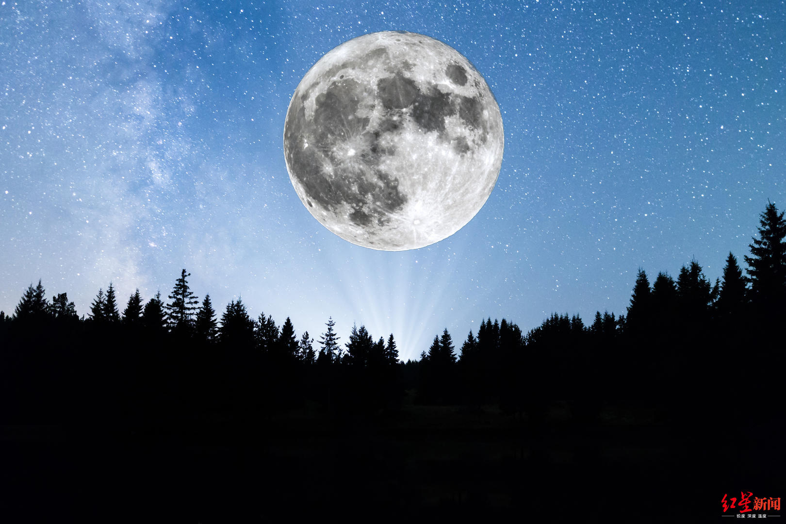 今年最大最圆的超级月亮要来了如天气晴好成都也可观看