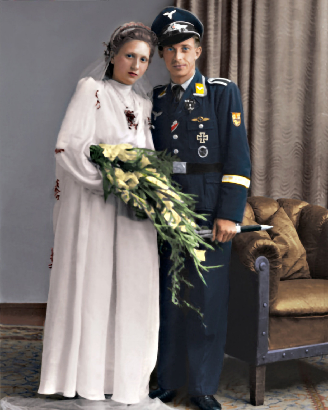 精选一组二战期间德国的彩色高清照片;虎式重型坦克等