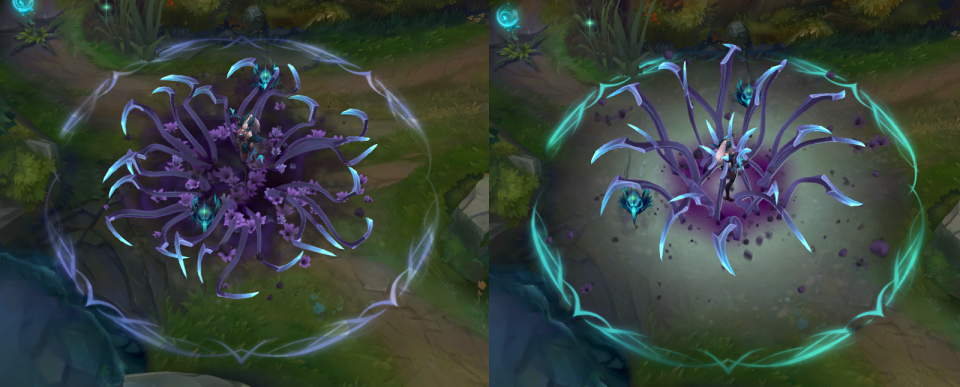 英雄联盟:魔女皮肤特效修改后预览_改动