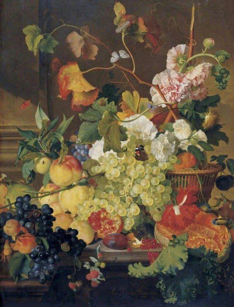 扬·梵·海以森古典静物油画