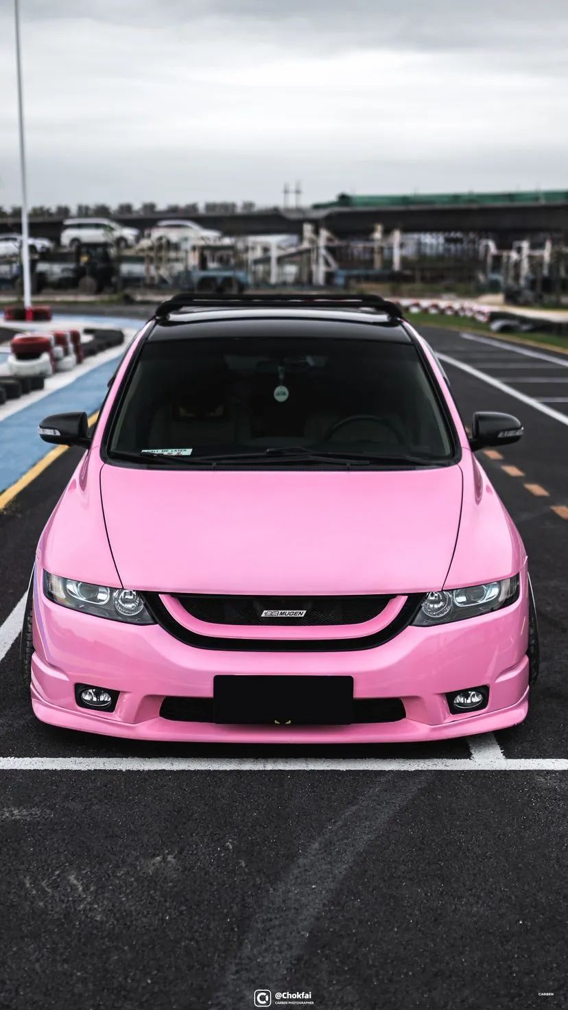 粉红少女心的本田奥德赛认识一群志同道合的奶爸真是太高兴了