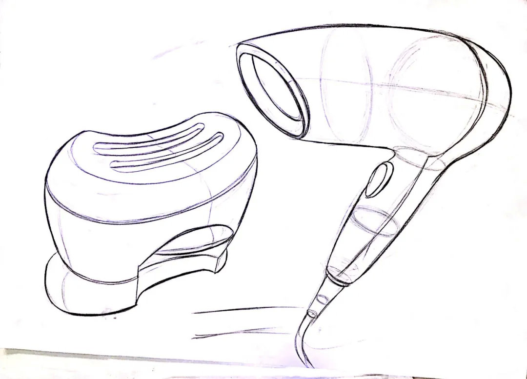 莫般艺术考研精品工业设计产品设计基础手绘练习稿收藏