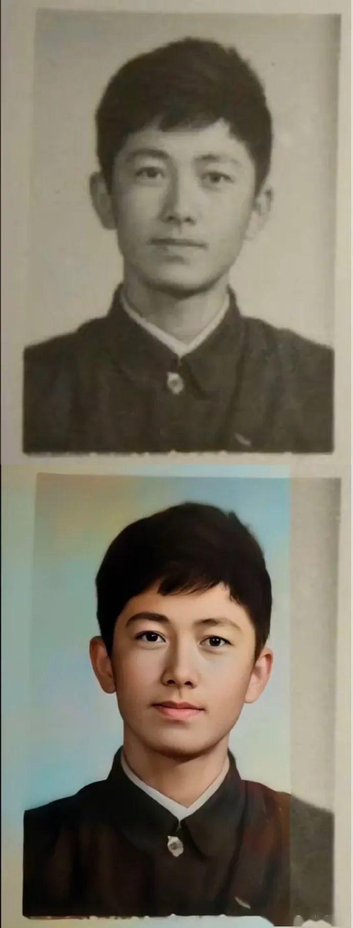 "爸爸们的老照片修复后." 这都是什么绝世美男,太帅了!