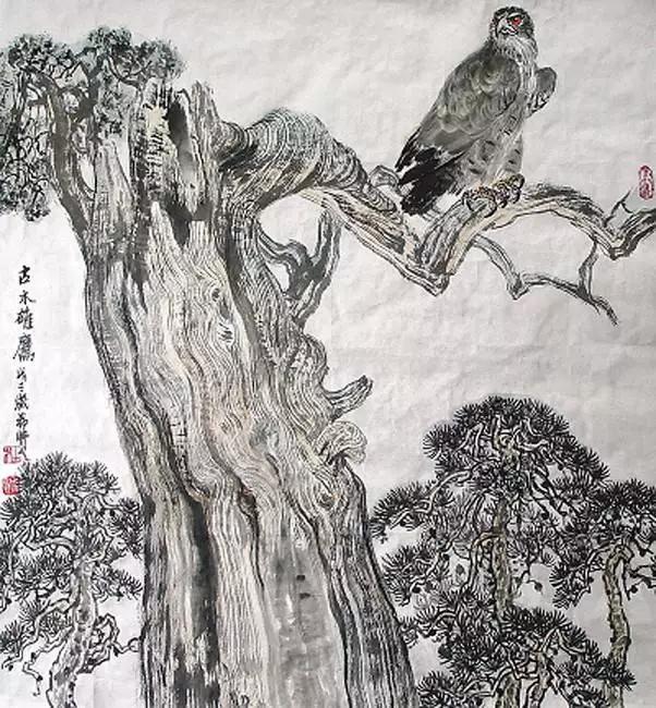 "希言自然  鹰击长空"——杜希贤笔下的雄鹰之美