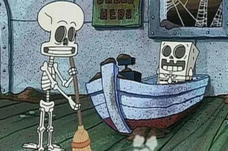 海绵宝宝这一集让人毛骨悚然章鱼哥都经历了什么最后变成白骨